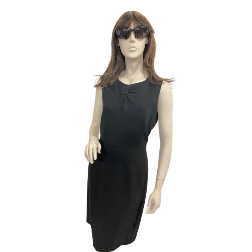 Tahari ASL Bow Collar Sheath Dress